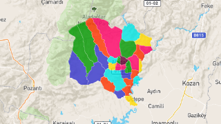 Adana Aladağ'ın Mahalleleri, Nüfus Bilgileri, Haritalar ve İstatistikler Thumbnail