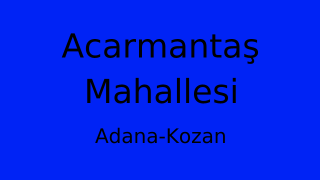 Acarmantaş Mahallesi Thumbnail
