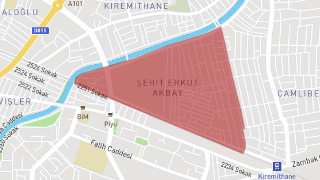 Şehit Erkut Akbay Mahallesi Harita Thumbnail