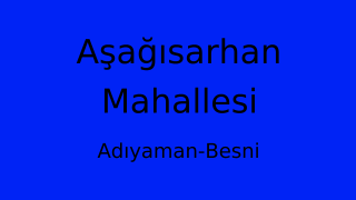 Aşağısarhan Mahallesi Thumbnail