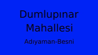 Dumlupınar Mahallesi Thumbnail