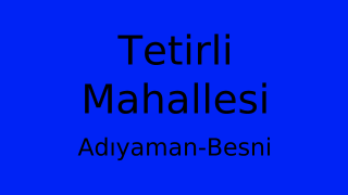Tetirli Mahallesi Thumbnail