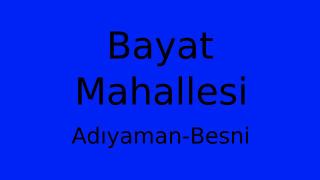 Bayat Mahallesi Thumbnail