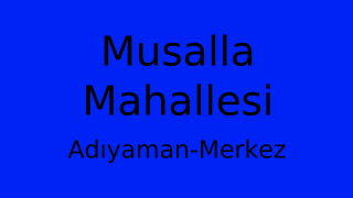 Musalla Mahallesi Thumbnail