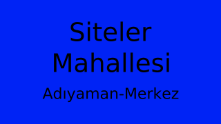 Siteler Mahallesi Thumbnail