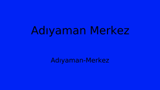 Adıyaman Merkez Belediyesi, Adıyaman Thumbnail