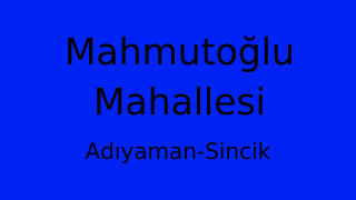 Mahmutoğlu Mahallesi Thumbnail