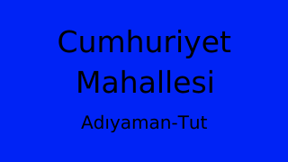 Cumhuriyet Mahallesi Thumbnail
