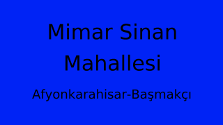 Mimar Sinan Mahallesi Thumbnail