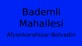 Bademli Mahallesi Thumbnail