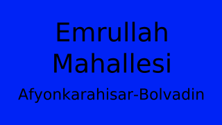 Emrullah Mahallesi Thumbnail