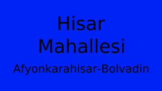 Hisar Mahallesi Thumbnail