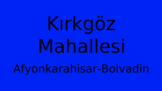 Kırkgöz Mahallesi Thumbnail