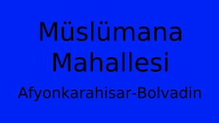 Müslümana Mahallesi Thumbnail