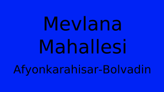 Mevlana Mahallesi Thumbnail