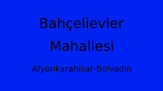 Bahçelievler Mahallesi Thumbnail