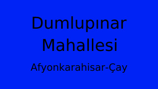 Dumlupınar Mahallesi Thumbnail