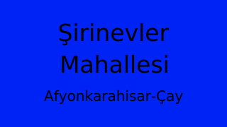 Şirinevler Mahallesi Thumbnail