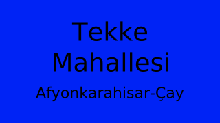 Tekke Mahallesi Thumbnail