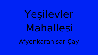 Yeşilevler Mahallesi Thumbnail