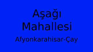 Aşağı Mahallesi Thumbnail