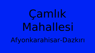 Çamlık Mahallesi Thumbnail