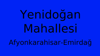 Yenidoğan Mahallesi Thumbnail