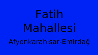 Fatih Mahallesi Thumbnail