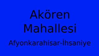 Akören Mahallesi Thumbnail