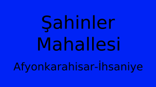 Şahinler Mahallesi Thumbnail