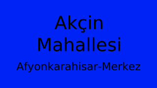 Akçin Mahallesi Thumbnail