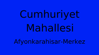 Cumhuriyet Mahallesi Thumbnail