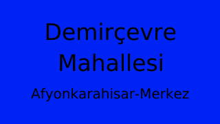 Demirçevre Mahallesi Thumbnail