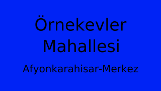 Örnekevler Mahallesi Thumbnail