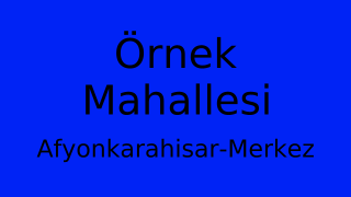 Örnek Mahallesi Thumbnail