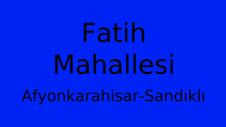 Fatih Mahallesi Thumbnail
