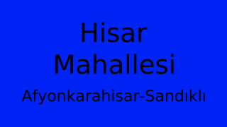 Hisar Mahallesi Thumbnail