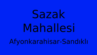 Sazak Mahallesi Thumbnail