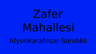 Zafer Mahallesi Thumbnail