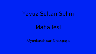 Yavuz Sultan Selim Mahallesi Thumbnail