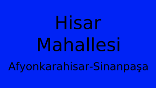 Hisar Mahallesi Thumbnail