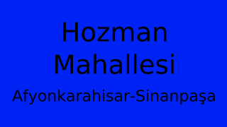 Hozman Mahallesi Thumbnail