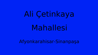 Ali Çetinkaya Mahallesi Thumbnail