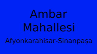 Ambar Mahallesi Thumbnail