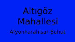 Altıgöz Mahallesi Thumbnail