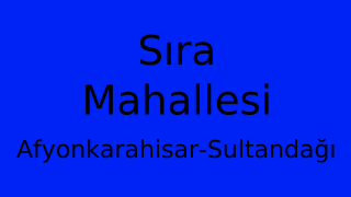 Sıra Mahallesi Thumbnail