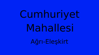 Cumhuriyet Mahallesi Thumbnail