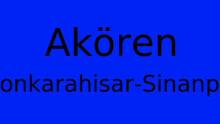 Akören, Sinanpaşa, Afyonkarahisar Thumbnail