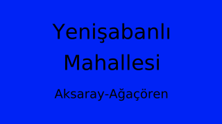 Yenişabanlı Mahallesi Thumbnail