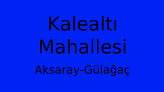 Kalealtı Mahallesi Thumbnail